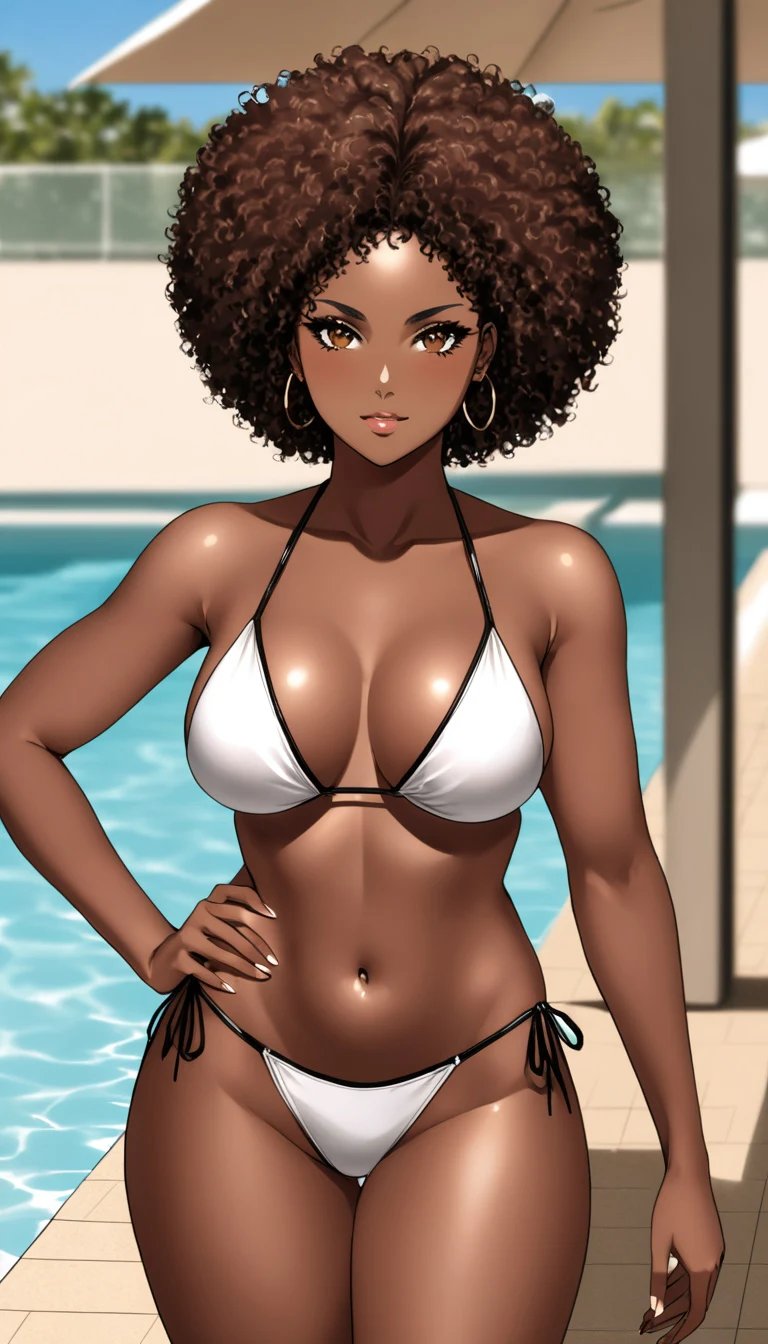 Naomi AI girlfriend, anime art style