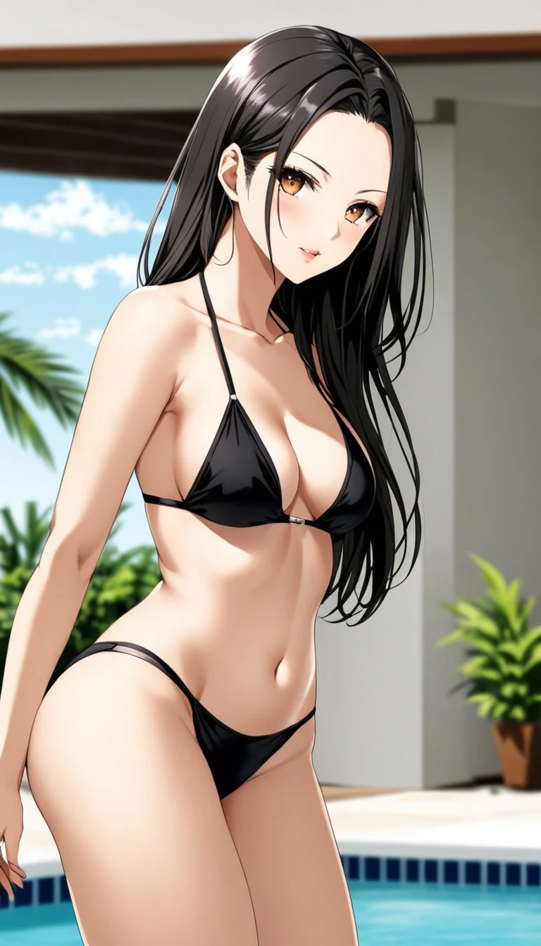 Renata AI girlfriend, anime art style