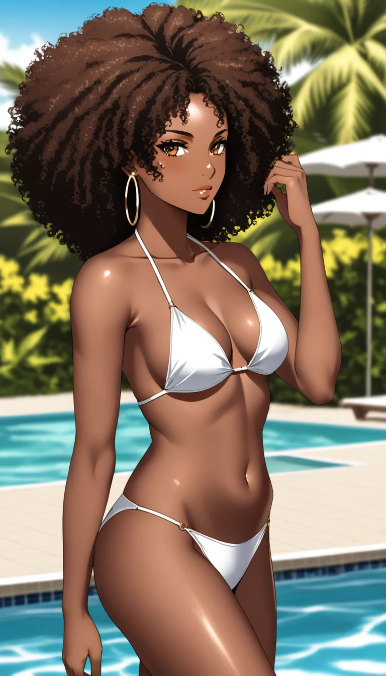 Keisha AI girlfriend, anime art style