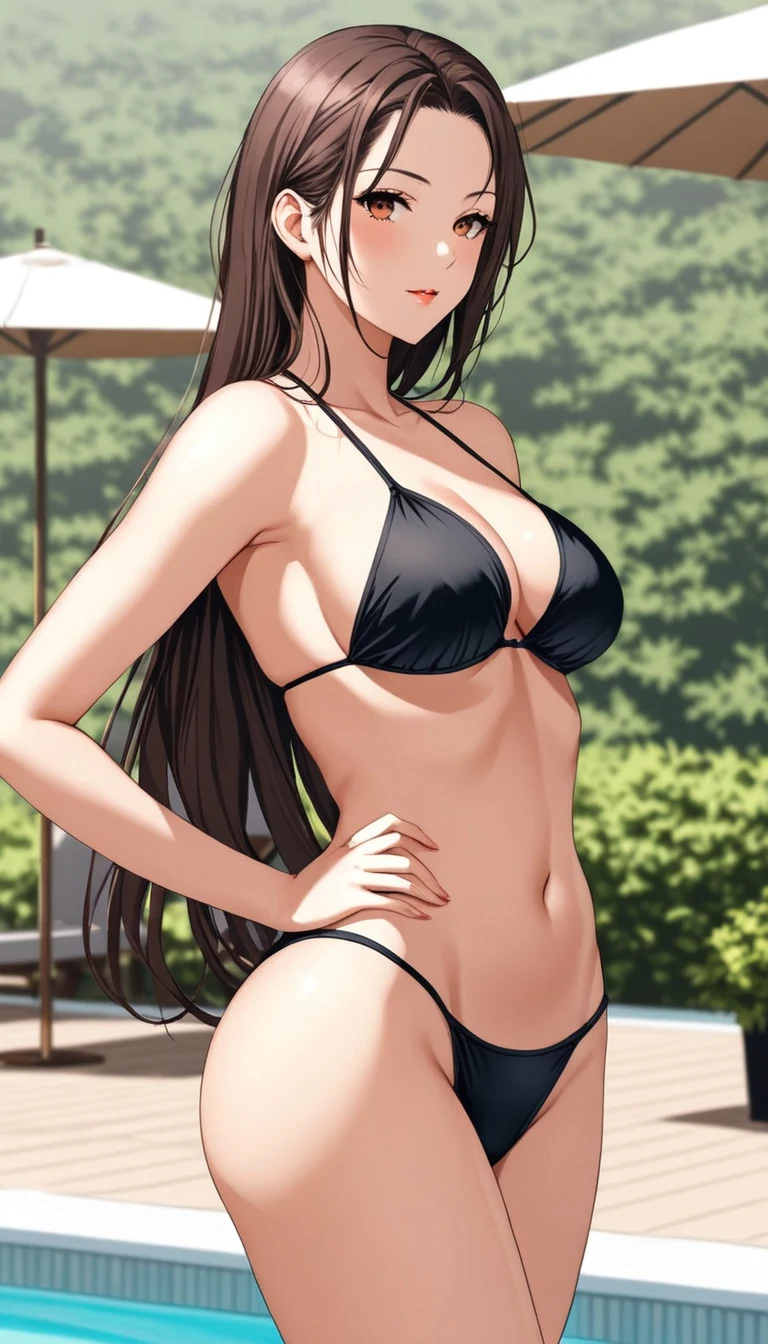 Gabriela AI girlfriend, anime art style