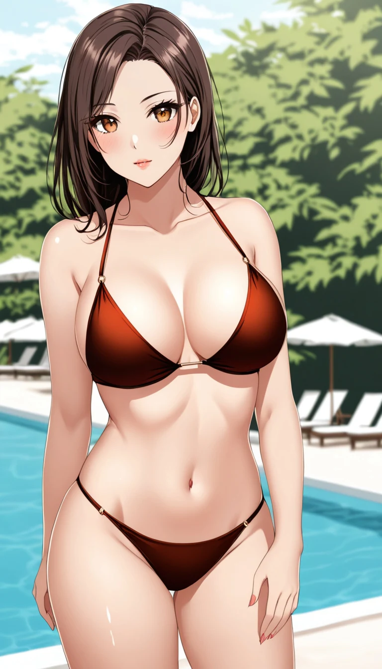 Fernanda AI girlfriend, anime art style