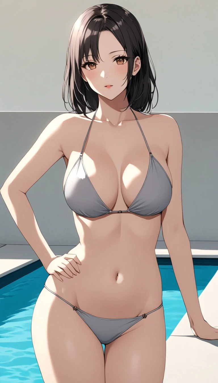 Ji-woo AI girlfriend, anime art style