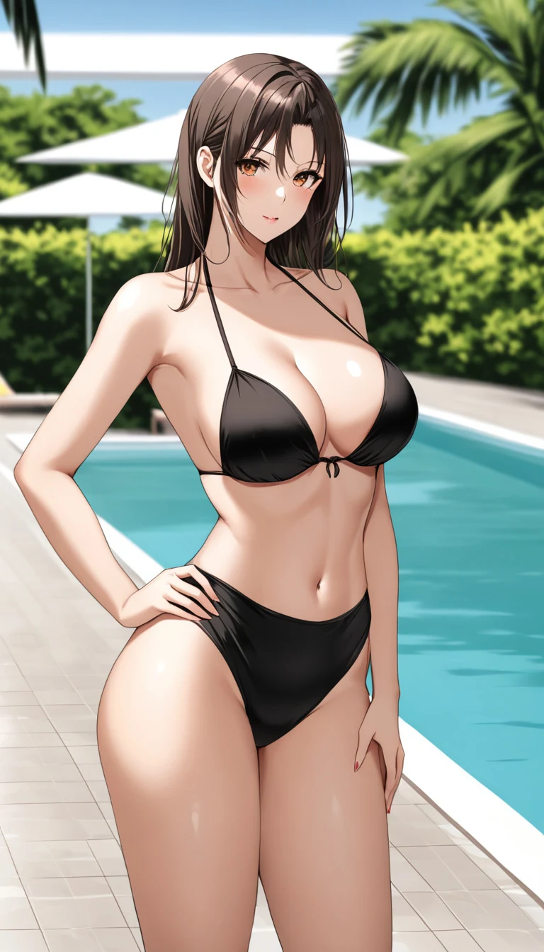 Nurgul AI girlfriend, anime art style