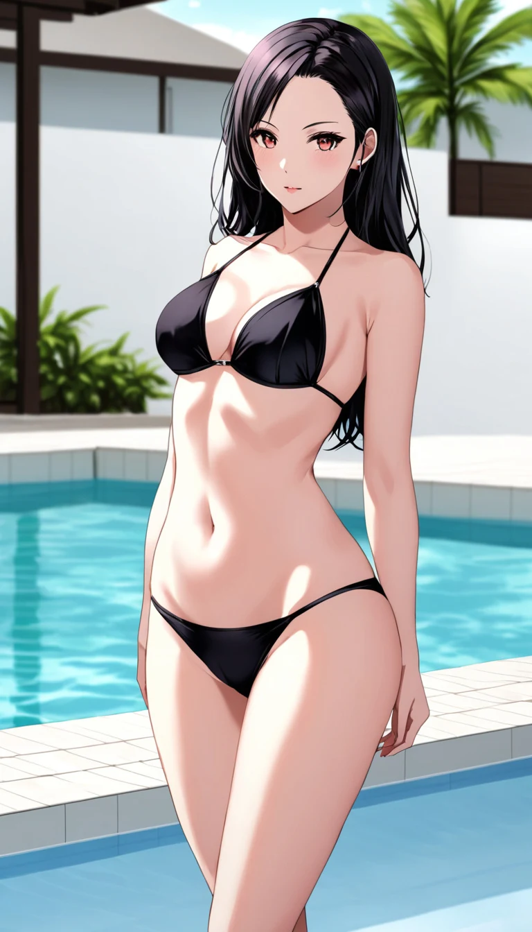 Rina AI girlfriend, anime art style