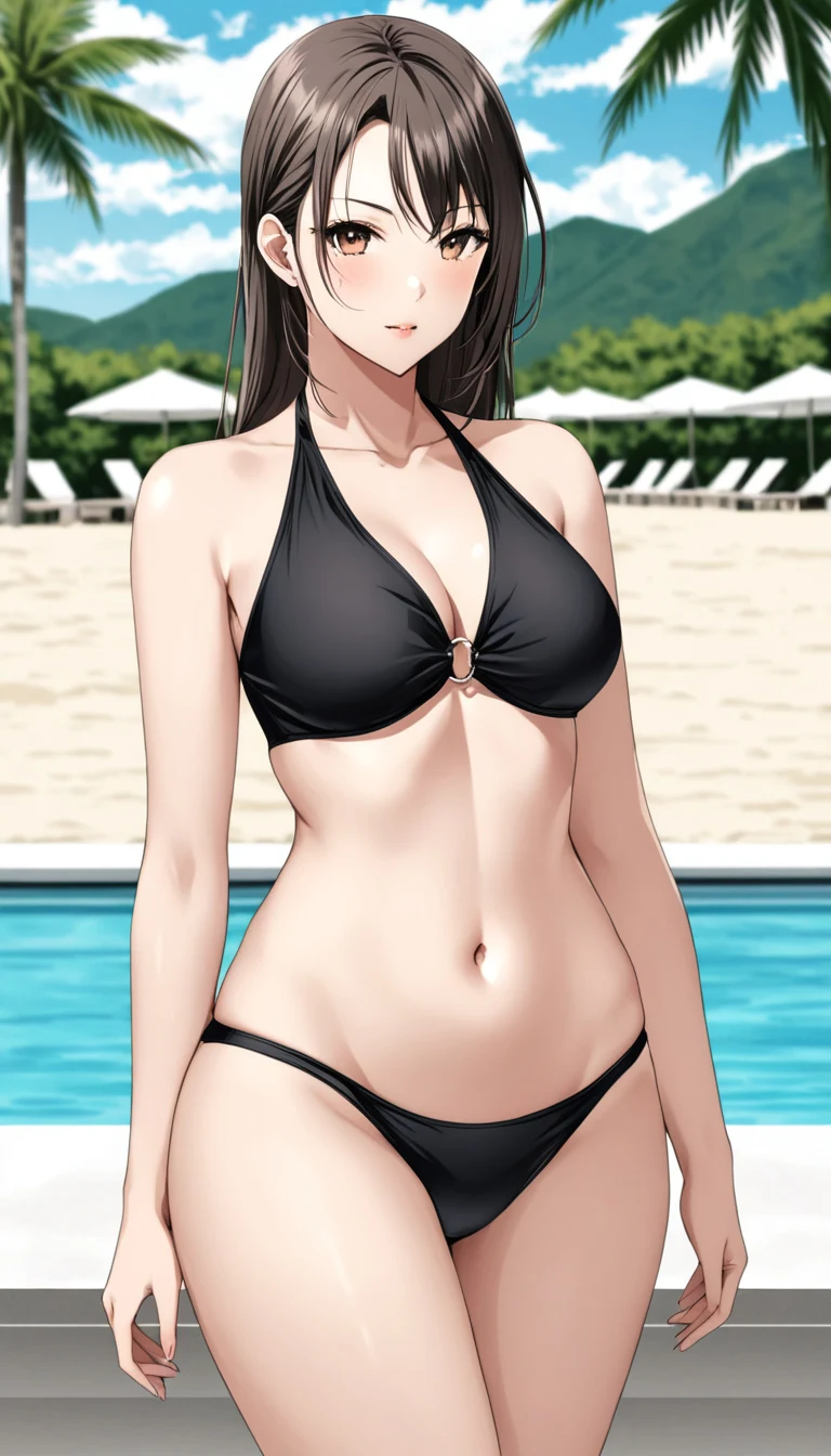 Bolormaa AI girlfriend, anime art style