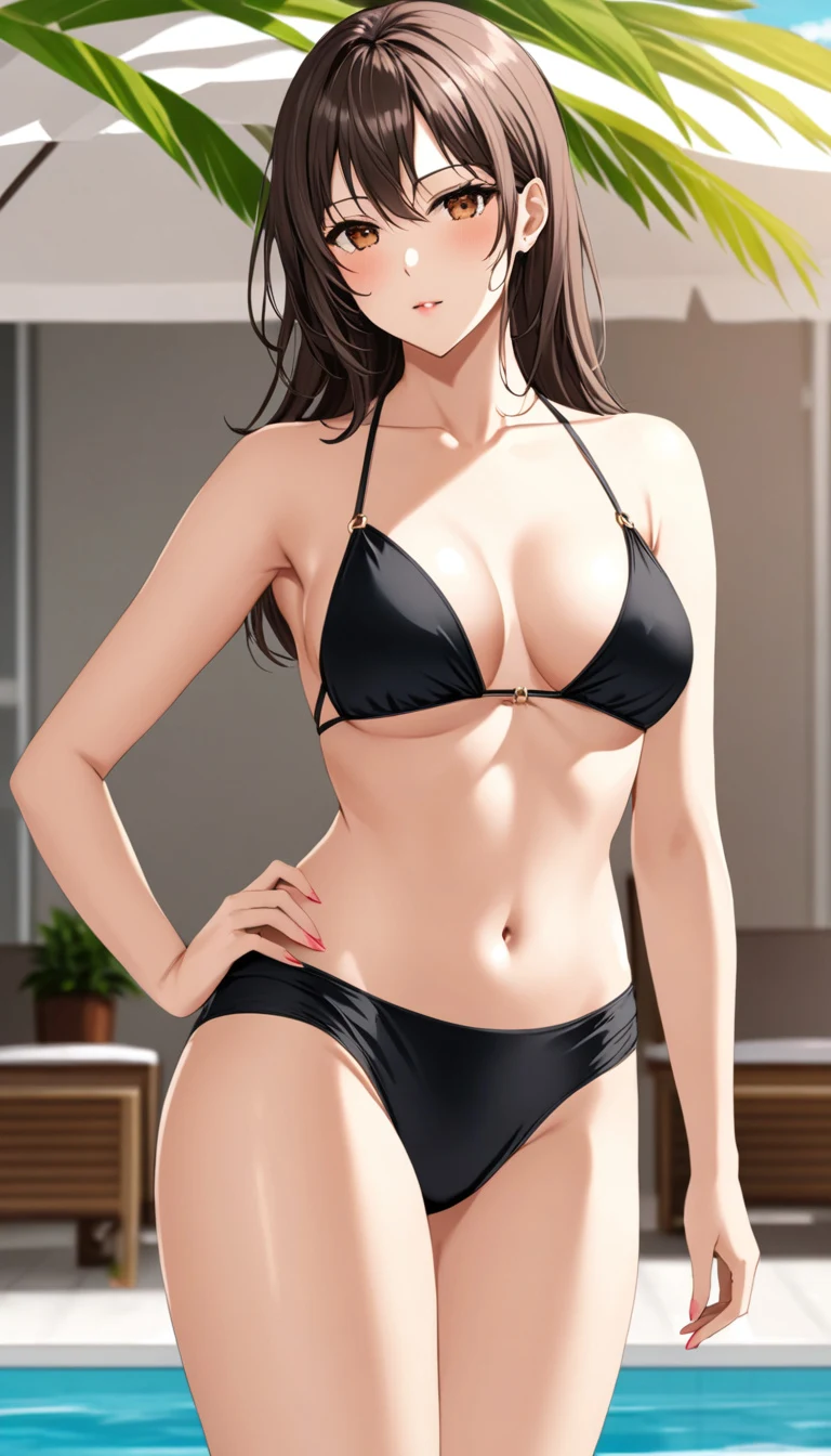 Thao AI girlfriend, anime art style