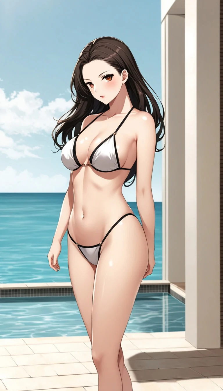 Mali AI girlfriend, anime art style