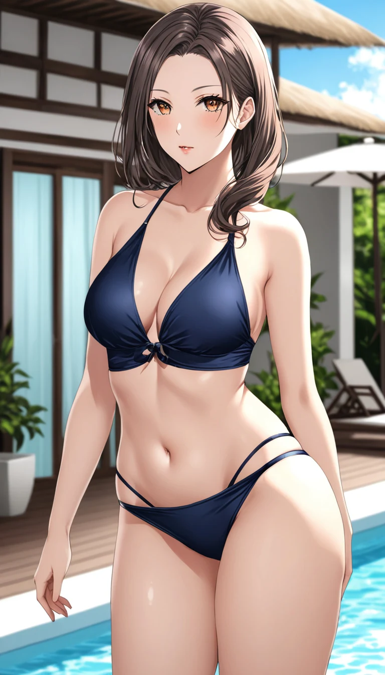 Oksana AI girlfriend, anime art style