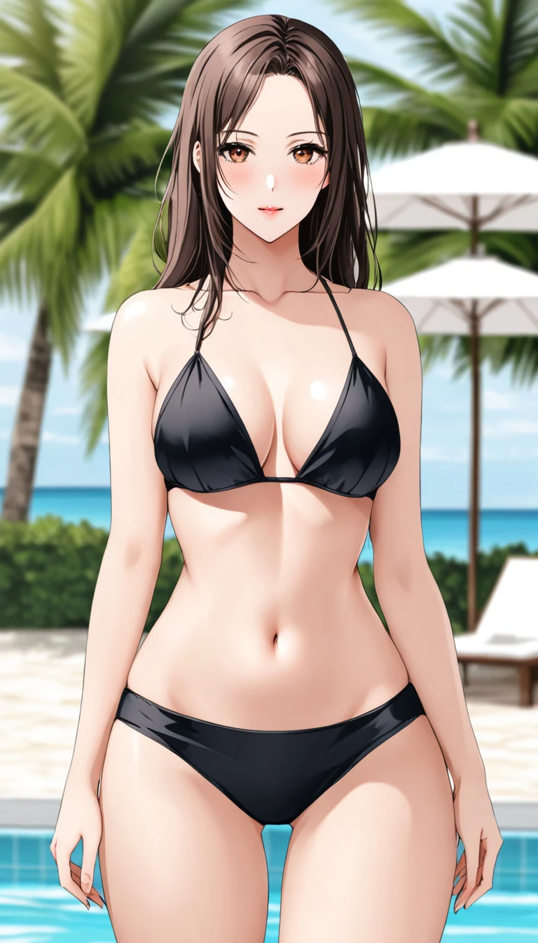 Marta AI girlfriend, anime art style
