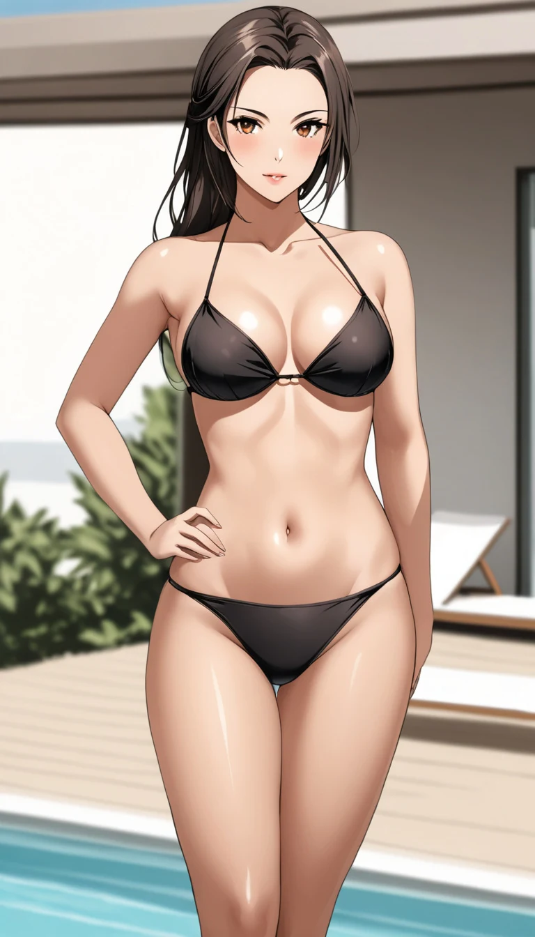 Nour AI girlfriend, anime art style