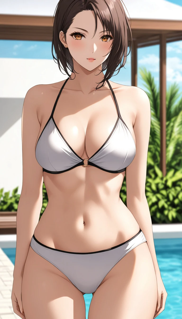 Amina AI girlfriend, anime art style