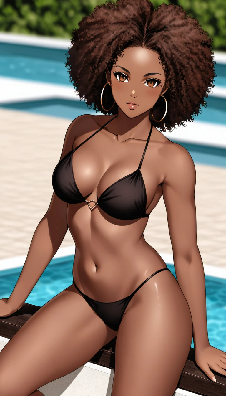 Chidinma AI girlfriend, anime art style