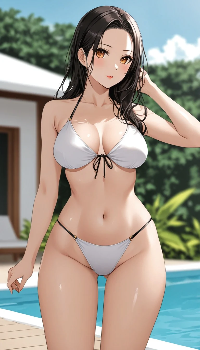 Darya AI girlfriend, anime art style