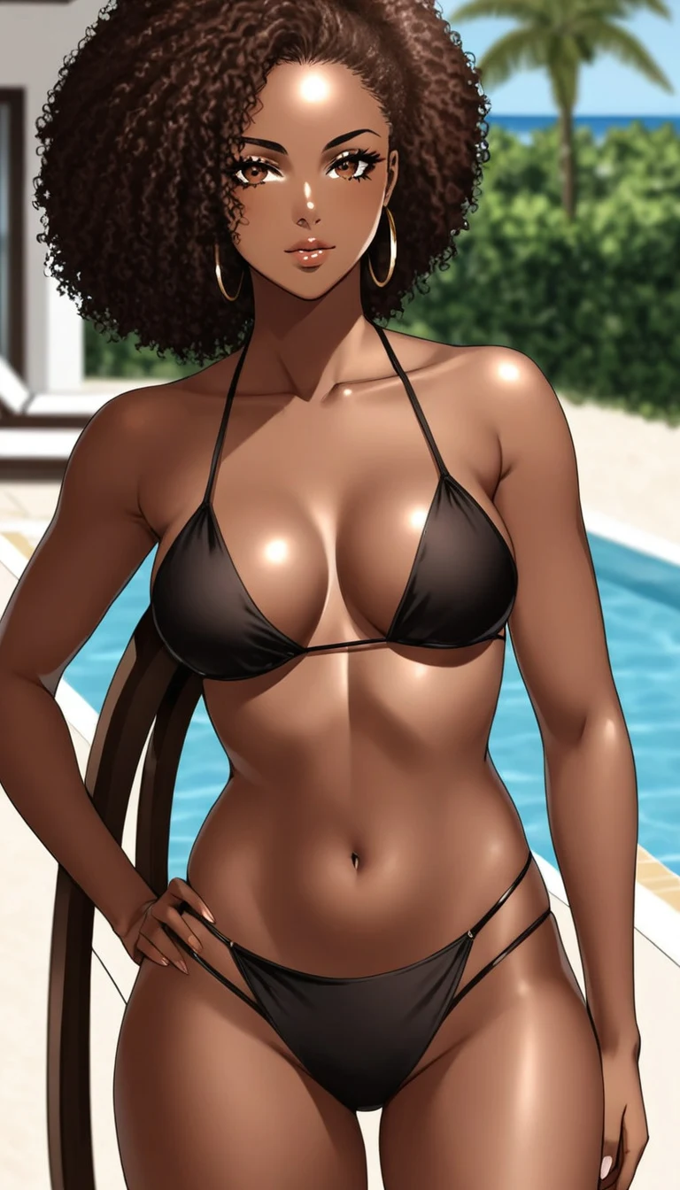 Zola AI girlfriend, anime art style