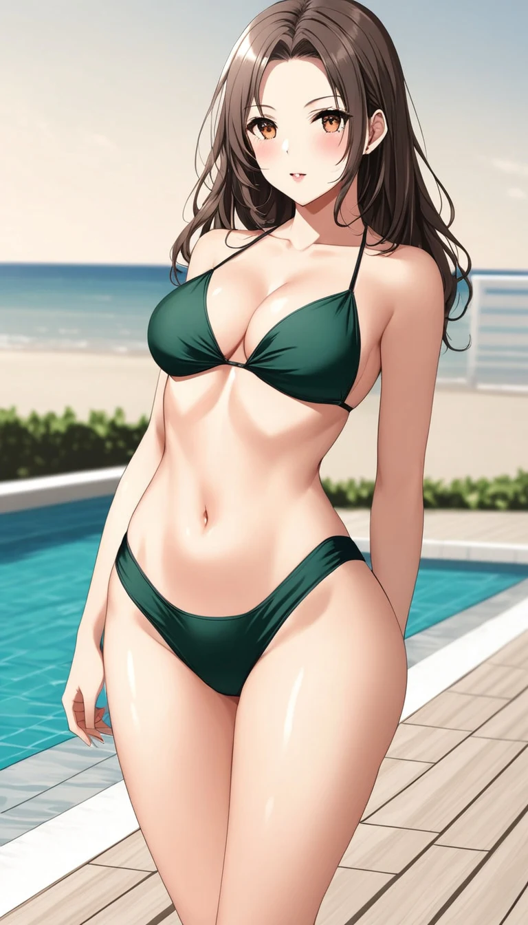 Layal AI girlfriend, anime art style