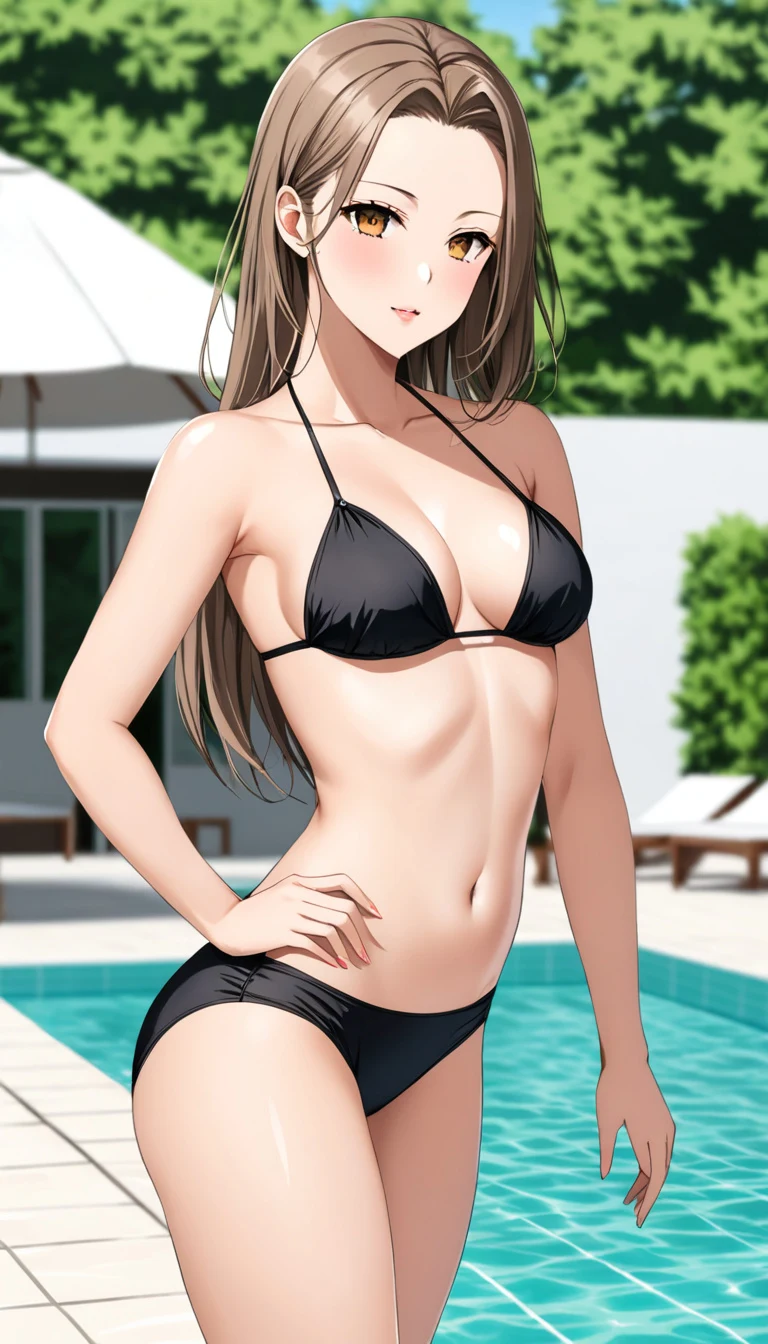 Ivy AI girlfriend, anime art style