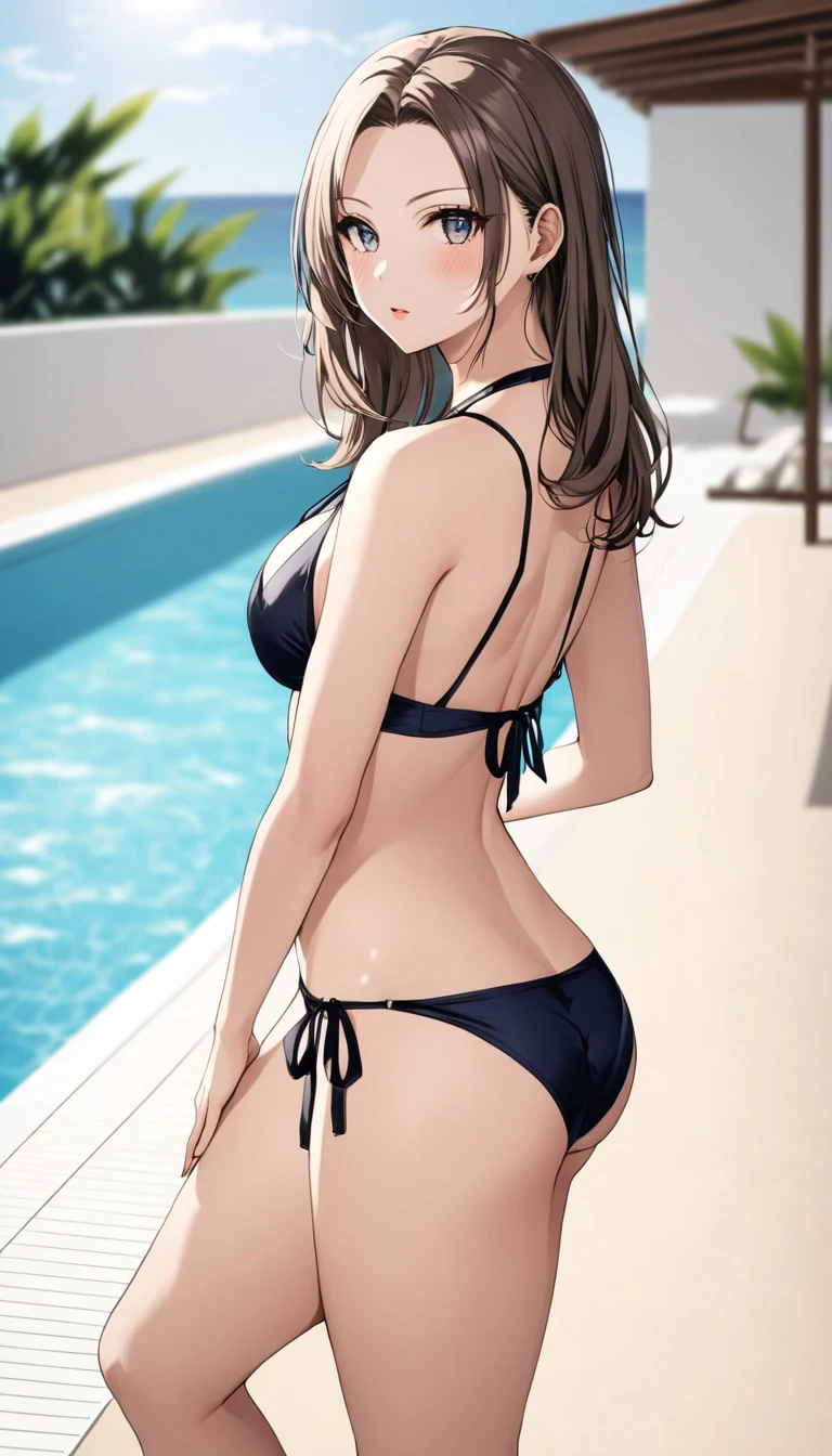 Tess AI girlfriend, anime art style